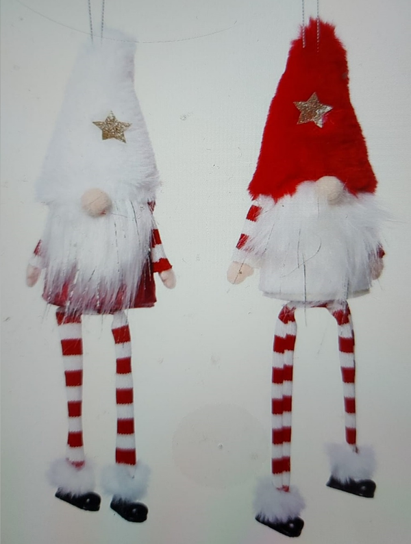 FIGURA GNOMO PELUCHE COLGANTE