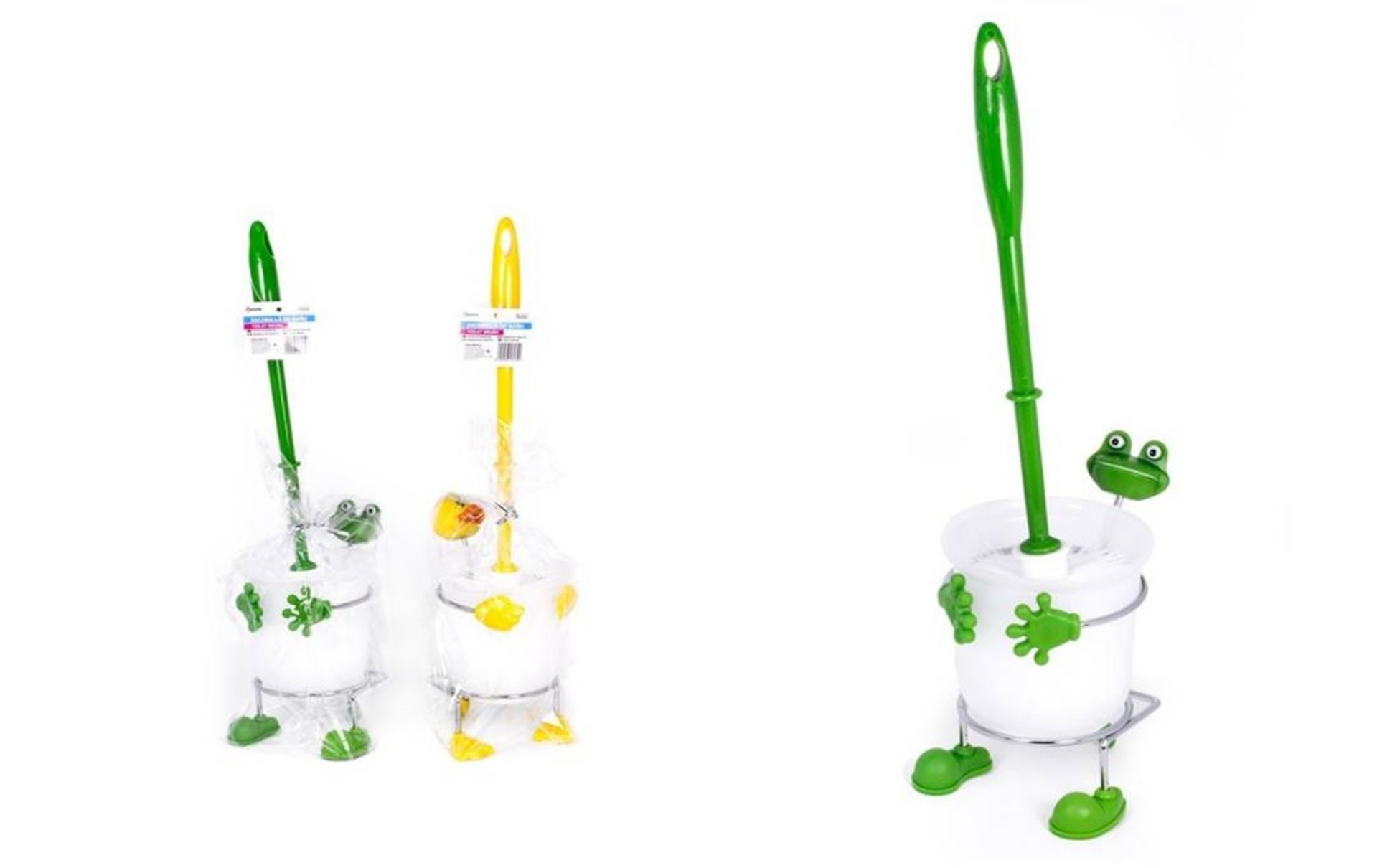 ESCOBILLERO WC METAL PATO/RANA