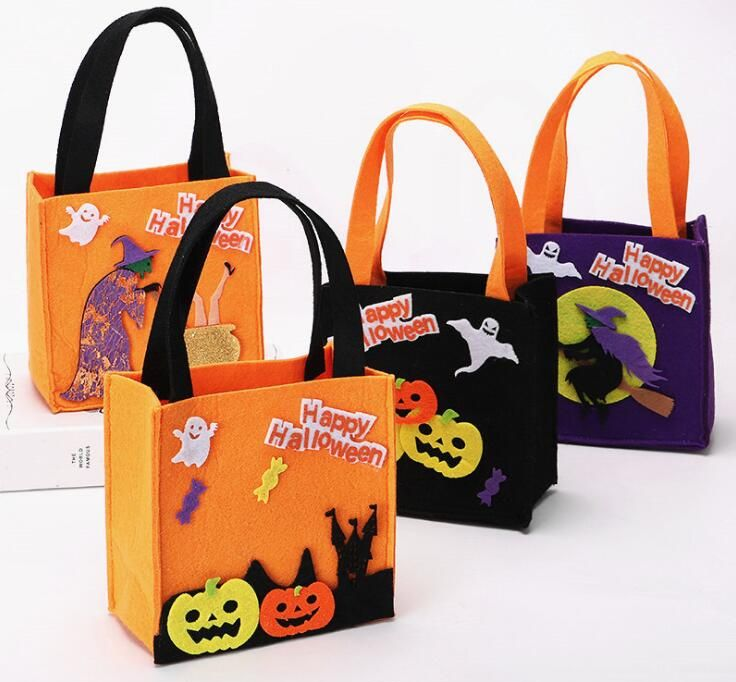 BOLSA FIELTRO HALLOWEEN 4SURTIDAS