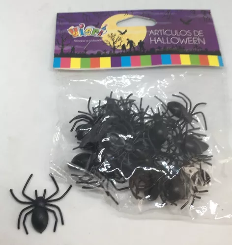 ARAÑAS DECORACION HALLOWEEN 30ud BOLSA