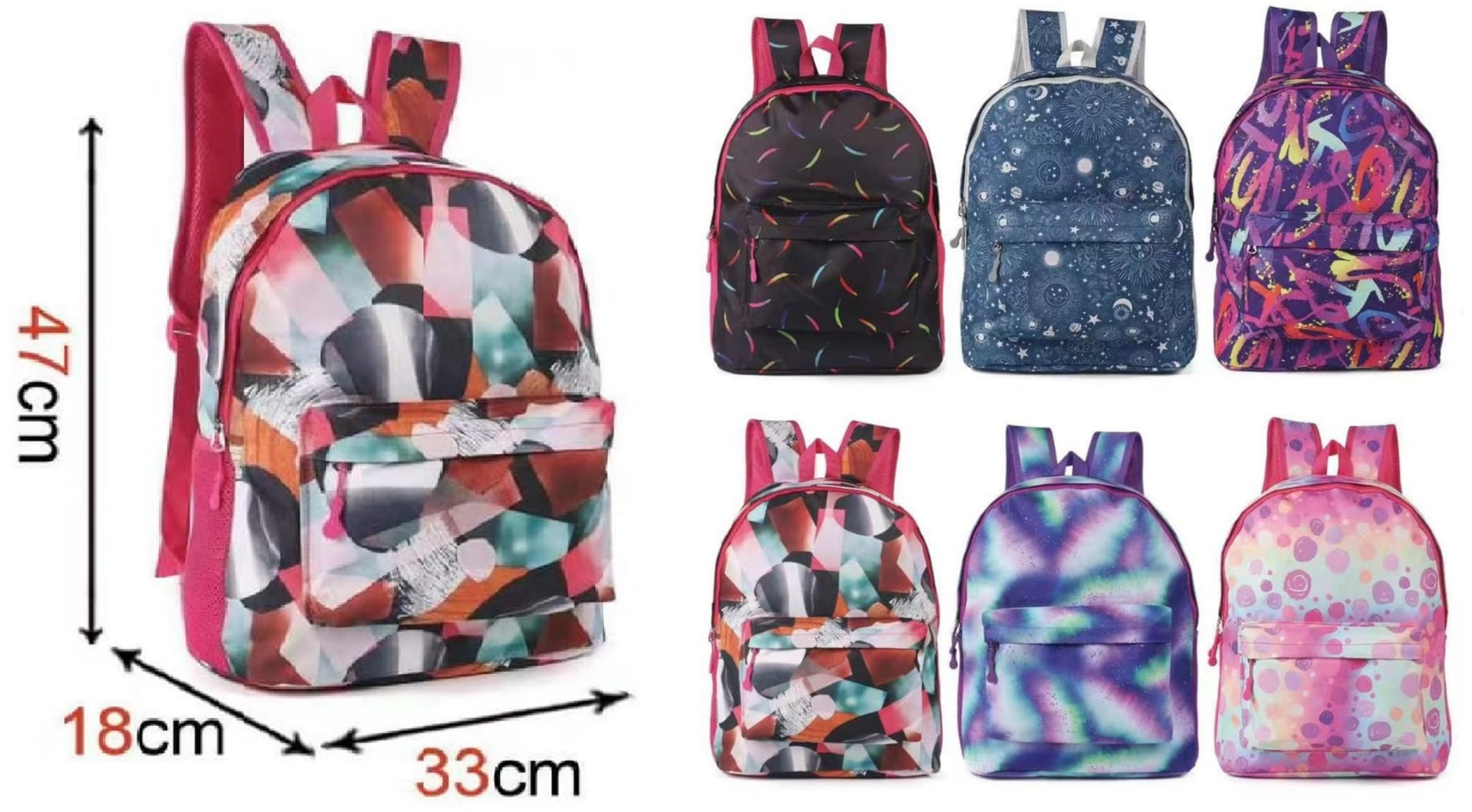 MOCHILA JUVENIL 2CREMALLERAS