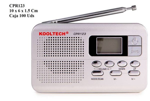 RADIO AM/FM KOOLTECH DIGITAL CPR123