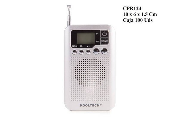 RADIO AM/FM KOOLTECH DIGITAL CPR124