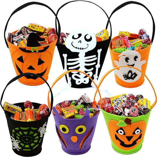 CUBO CARAMELOS HALLOWEEN FIELTRO