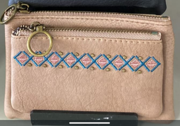 BOLSO CARTERA DECORADO ETNICO