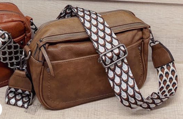 -BOLSO RECTANGULAR CINTA DECORADA