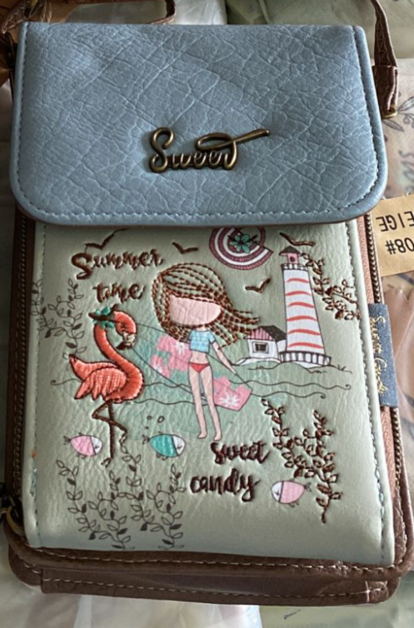 CARTERA PORTA MÓVIL SWEET CANDY 13x19cm
