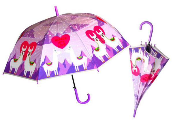 PARAGUAS SRA. DECORADO LLAMA