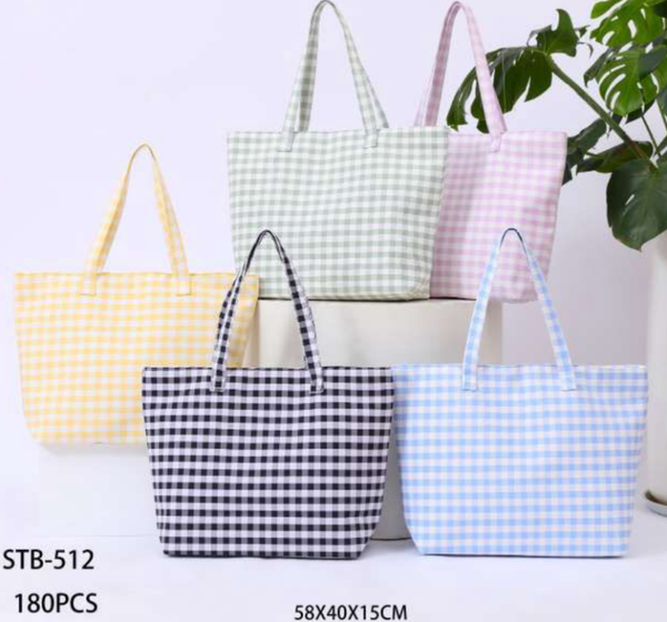 BOLSO PLAYA DECORADO 58x40cm