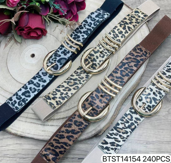 CINTURÓN SRA. DECORADO LEOPARDO