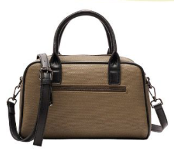 -BOLSO MALETIN BICOLOR 28x19cm