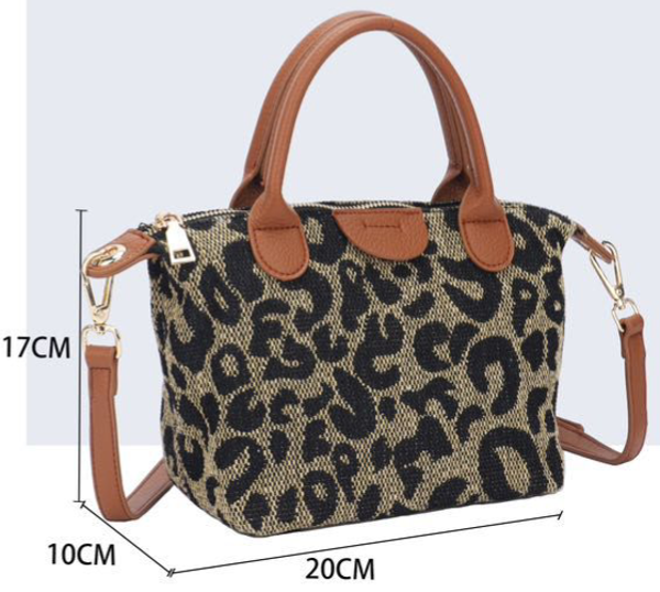 -BOLSO MALETIN LEOPARDO 20x17cm