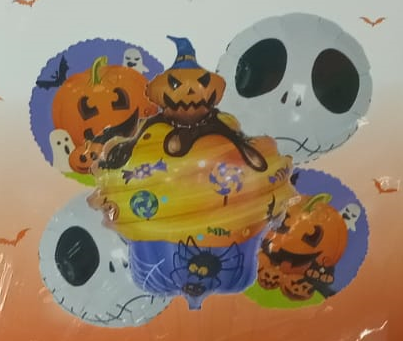 GLOBOS ARBOL FIESTA HALLOWEEN