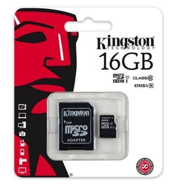 TARJETA MEMORIA MICRO SD 16GB KINGSTON