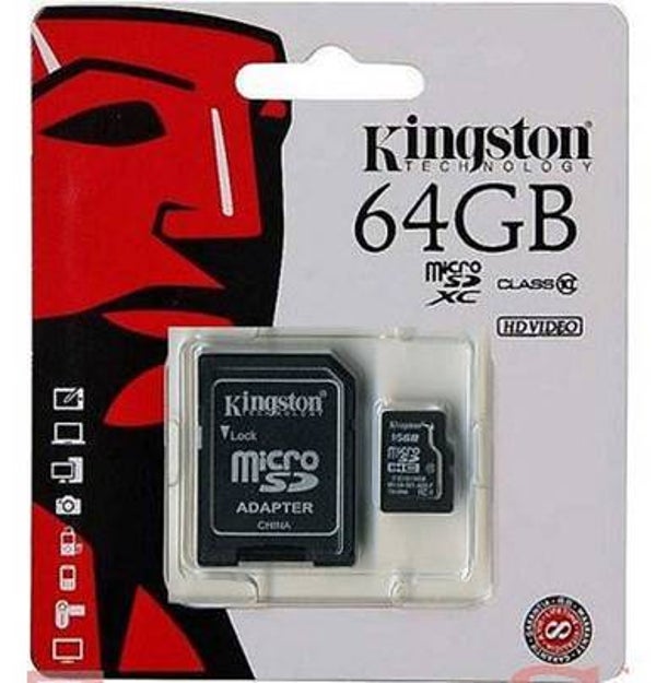 TARJETA MEMORIA MICRO SD 64GB KINGSTON