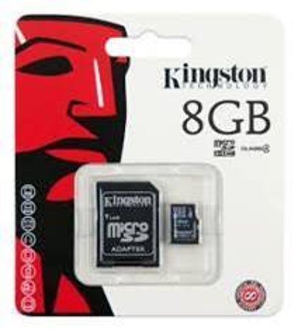 TARJETA MEMORIA MICRO SD 8GB KINGSTON