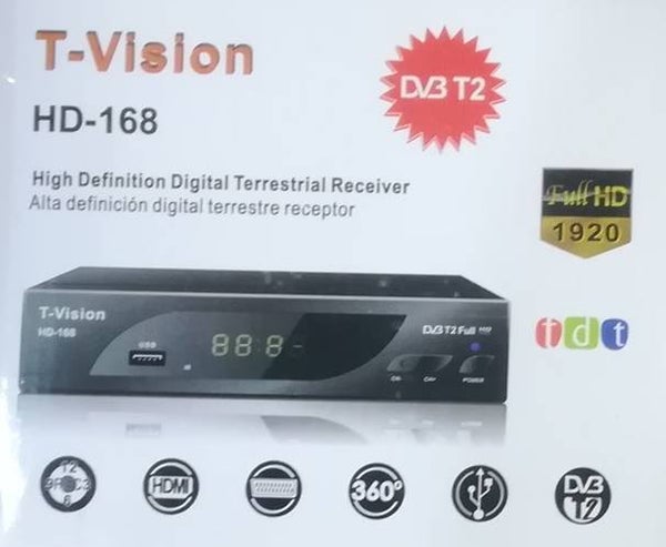 TDT GRABADOR HD168 T-VISION