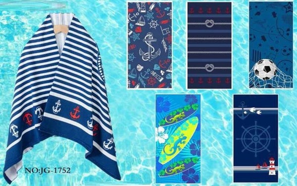 TOALLA PLAYA ADULTO DECORADA 150x70cm