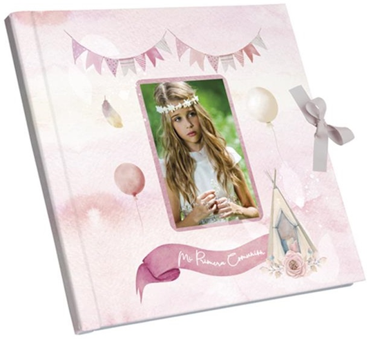 LIBRO FIRMAS COMUNION LAZO NIÑA
