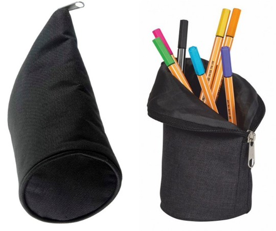 ESTUCHE CILINDRO NEGRO