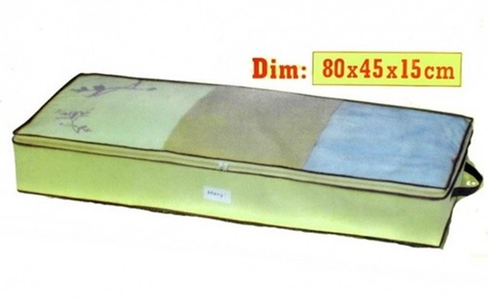 FUNDA GUARDA ROPA CON CREMALLERA 80x45x15cm