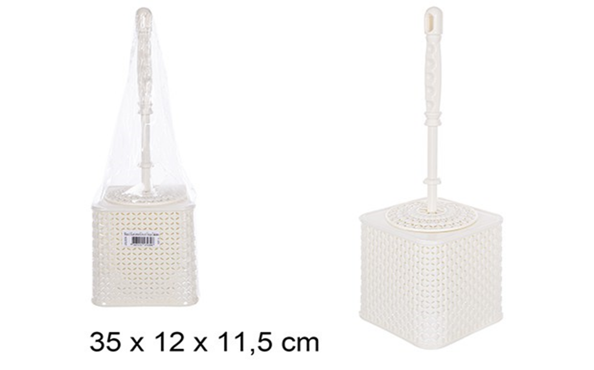 ESCOBILLERO WC RATTAN BEIGE