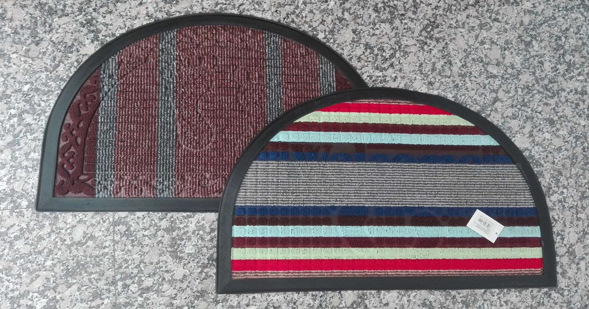 FELPUDO GOMA 40x60cm MEDIA LUNA