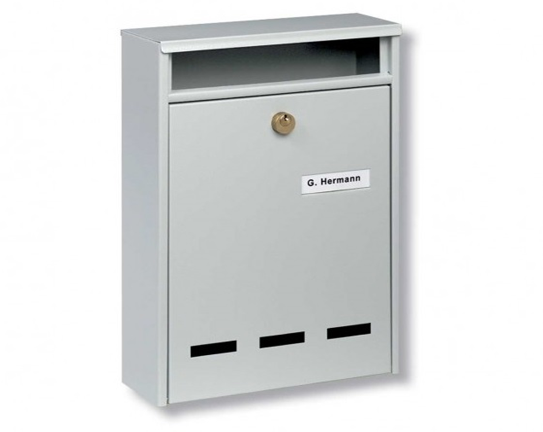 BUZON BLANCO ACERO GALVANIZADO