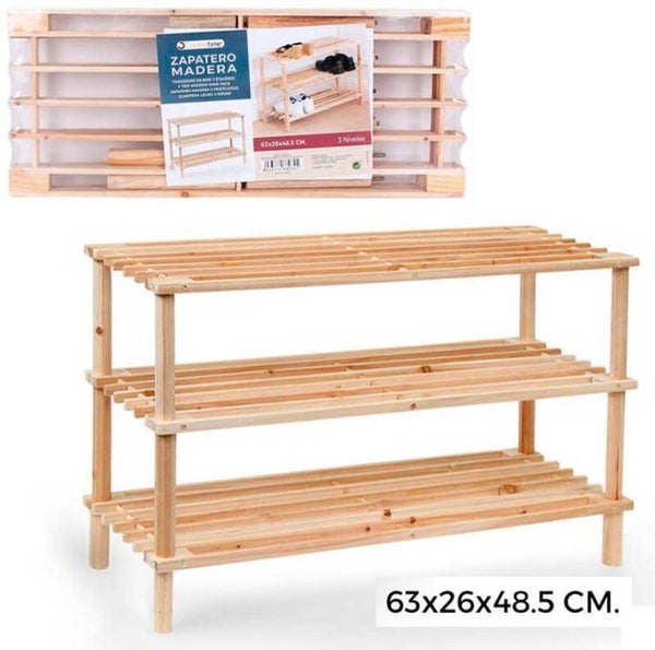 ZAPATERO MADERA 3ALTURAS