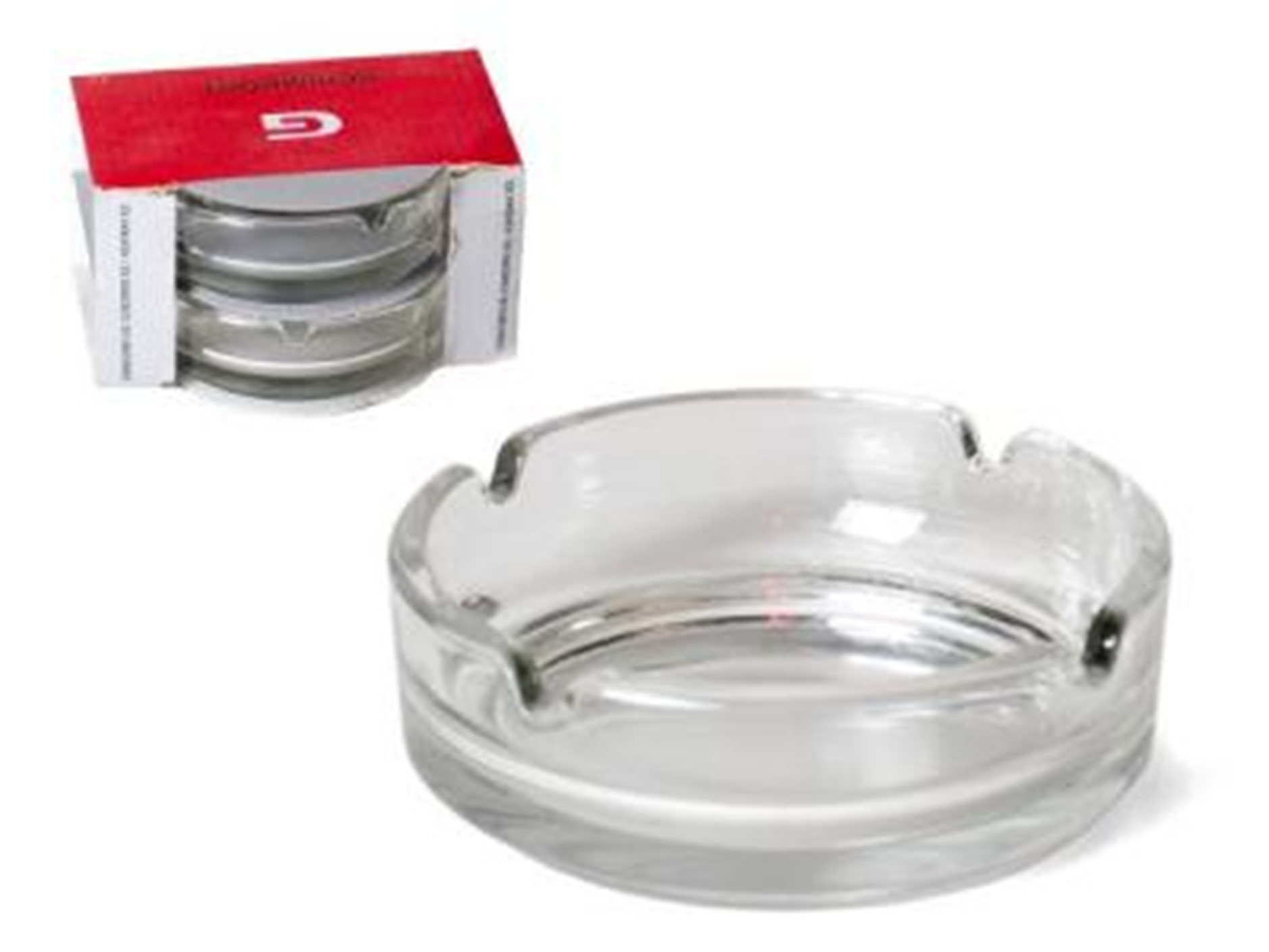 CENICERO CRISTAL 2ud CAJA