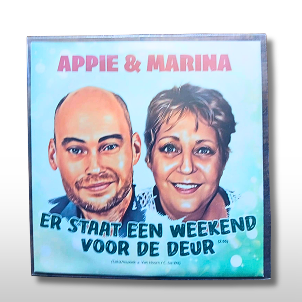Vinyl singel | Appie en Marina - er staat een weekend voor de deur