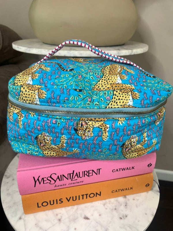 make up tas xl  ibiza panter