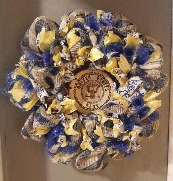 Navy Wreath
