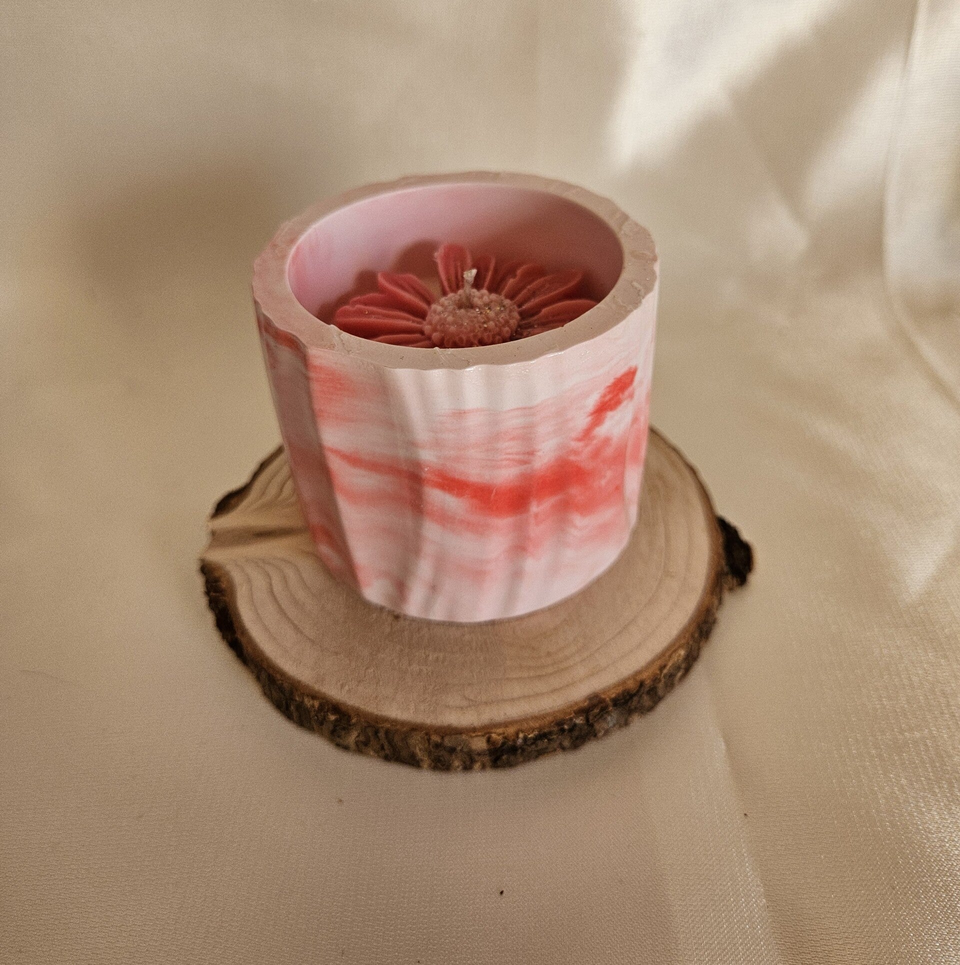 Duftkerze - Pfirsich- süß und aromatisch -