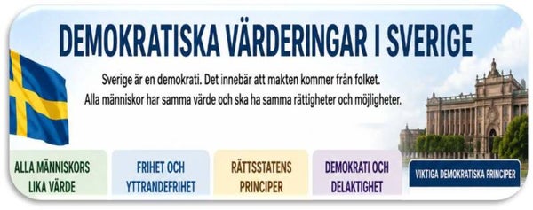 Demokrati I Sverige - köp temahäftet i pappersform