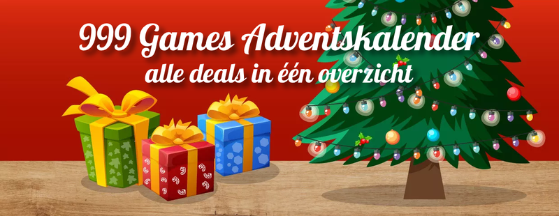 Overzicht van alle 999 Games Adventskalender deals
