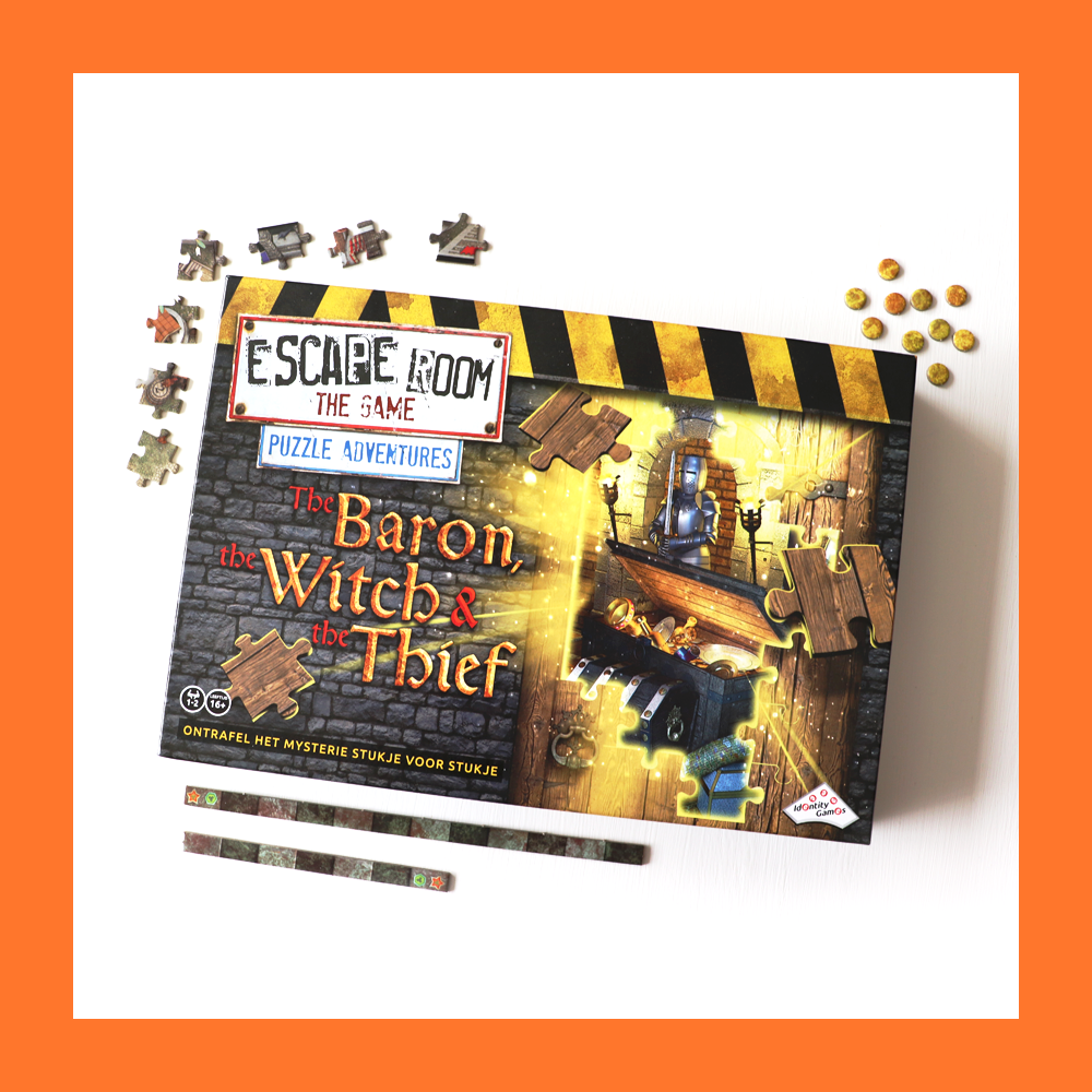 Noris Escape Room – The Baron, The Witch & The Thief – Gioco Da Tavolo Puzzle (3 Casi, 14+ Anni)
