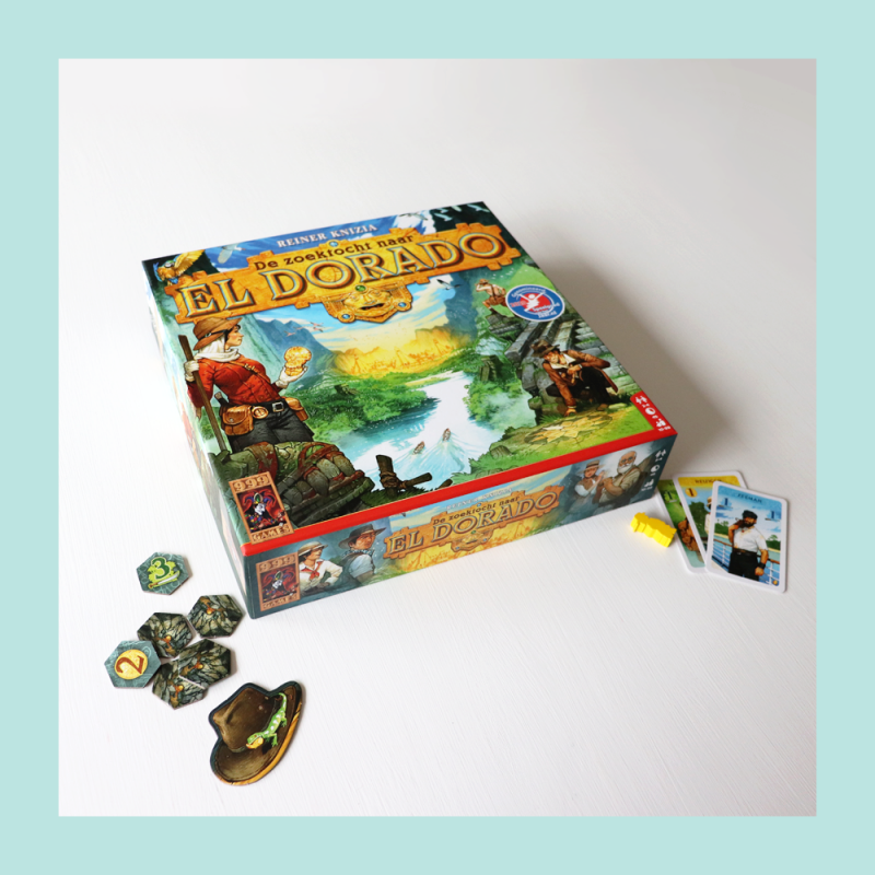 De Zoektocht naar El Dorado bordspel doos
