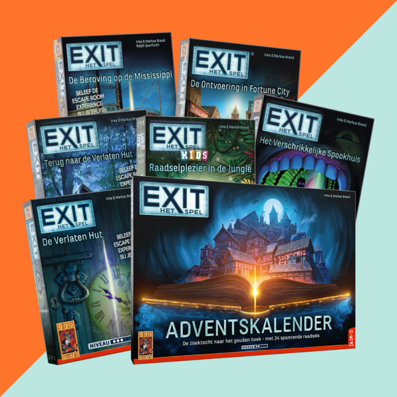 Alle spellen in de EXIT-serie van 999 Games