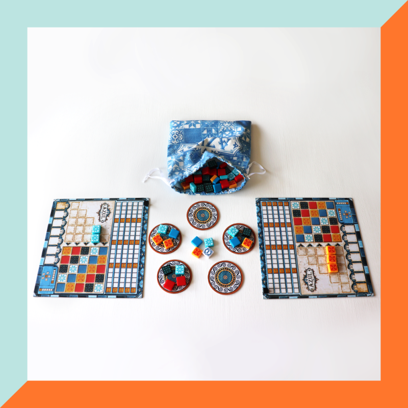 Azul is een puzzelspel waarin je een muur bekleedt met tegels