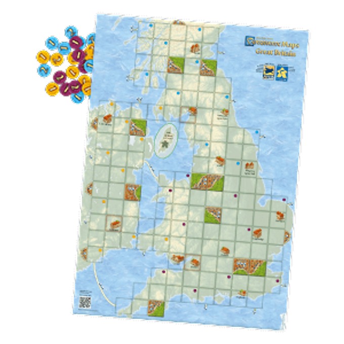 Carcassonne Maps Groot Brittannïe