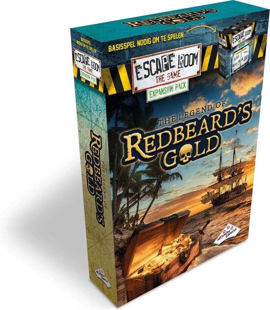 Redbeard's Gold uitbreiding voor Escape Room The Game