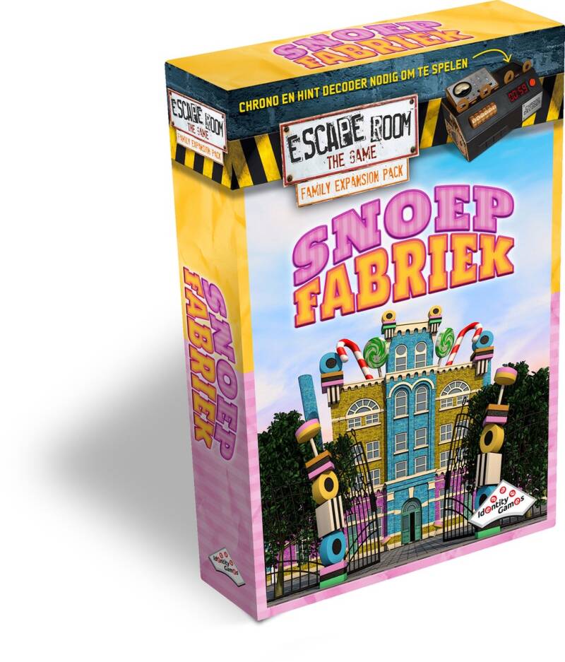 Snoepfabriek uitbreiding voor Escape Room The Game