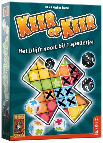 Keer op Keer dobbelspel voor op vakantie