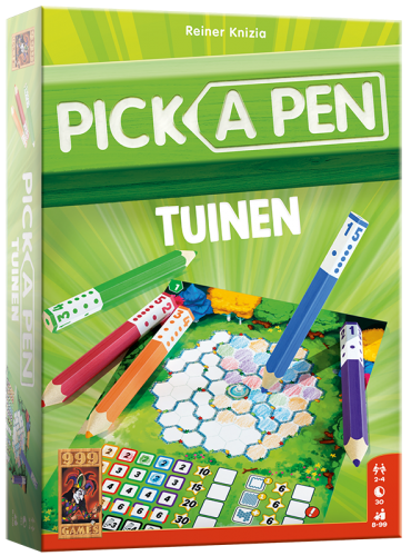 Pick a Pen Tuinen dobbelspel voor op vakantie