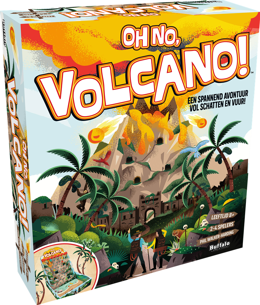Oh No Volcano spel winnaar Speelgoed van het Jaar