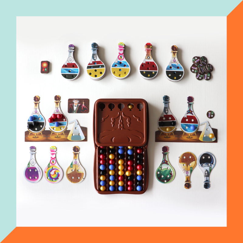 Potion Explosion spelmateraal