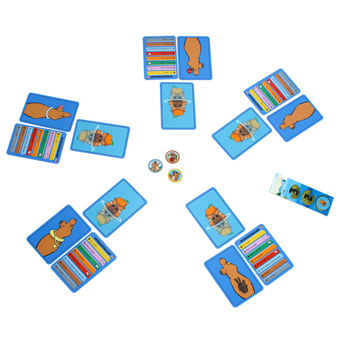 Swapybara kaartspel spelmateriaal