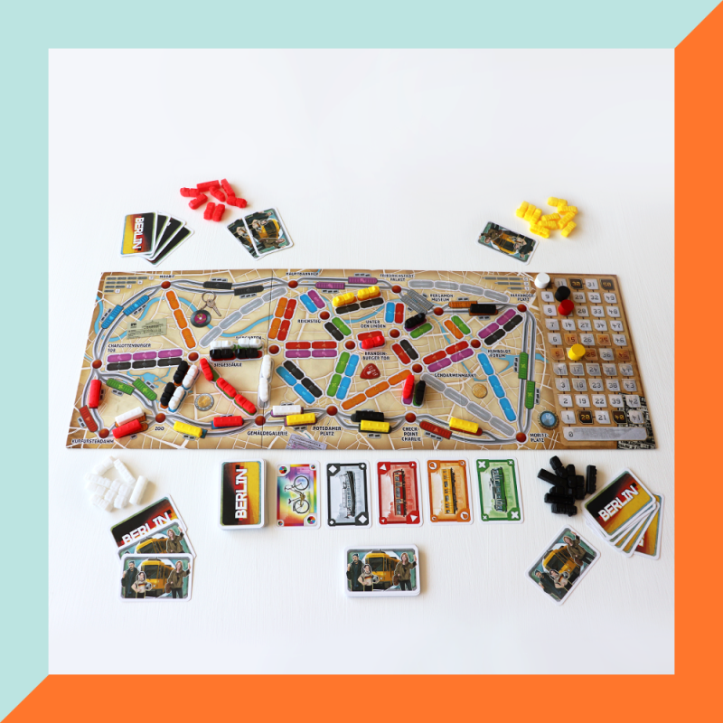 Ticket to Ride Berlijn spelbord
