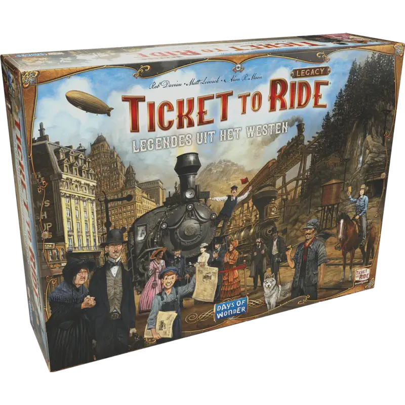 Ticket to Ride Legacy: Legendes uit het Westen bordspel